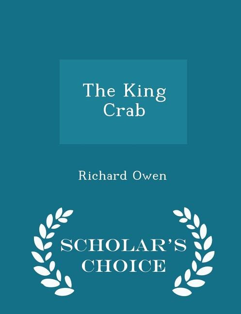Couverture_The King Crab - Scholar's Choice Edition