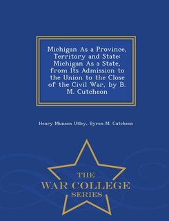Couverture_Michigan As a Province, Territory and State
