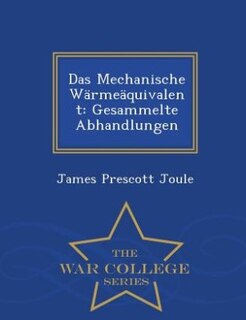 Couverture_Das Mechanische Wärmeäquivalent