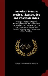 Couverture_American Materia Medica, Therapeutics and Pharmacognosy