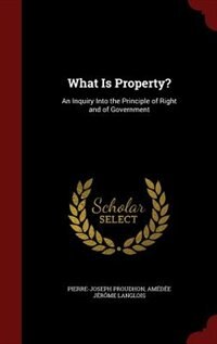 Couverture_What Is Property?
