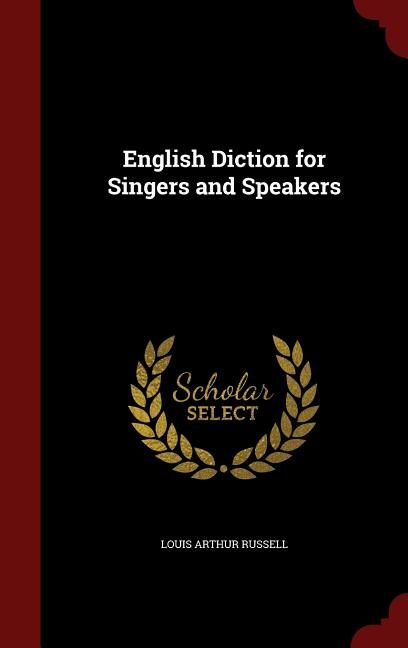 Front cover_English Diction for Singers and Speakers