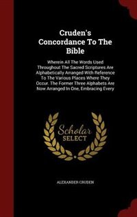 Front cover_Cruden's Concordance To The Bible