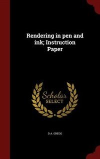 Front cover_Rendering in pen and ink; Instruction Paper