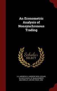 Couverture_An Econometric Analysis of Nonsynchronous Trading