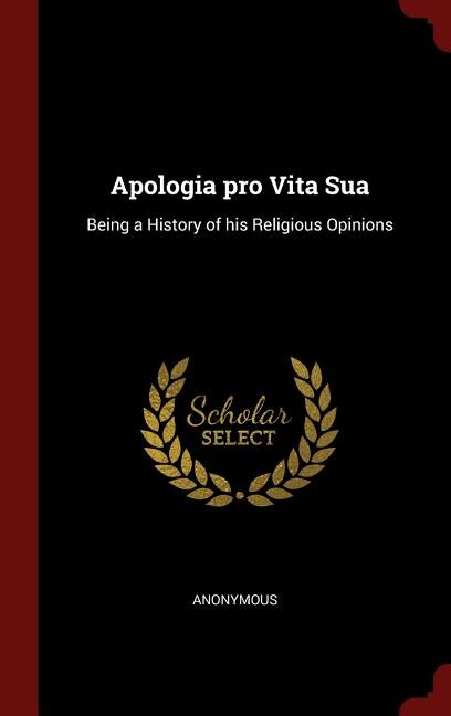 Couverture_Apologia pro Vita Sua