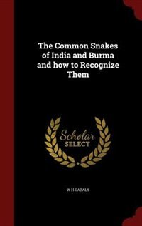 Couverture_The Common Snakes of India and Burma and how to Recognize Them