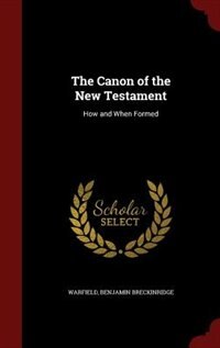Couverture_The Canon of the New Testament
