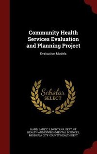 Couverture_Community Health Services Evaluation and Planning Project
