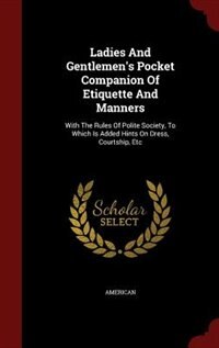 Couverture_Ladies And Gentlemen's Pocket Companion Of Etiquette And Manners
