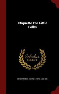 Front cover_Etiquette For Little Folks