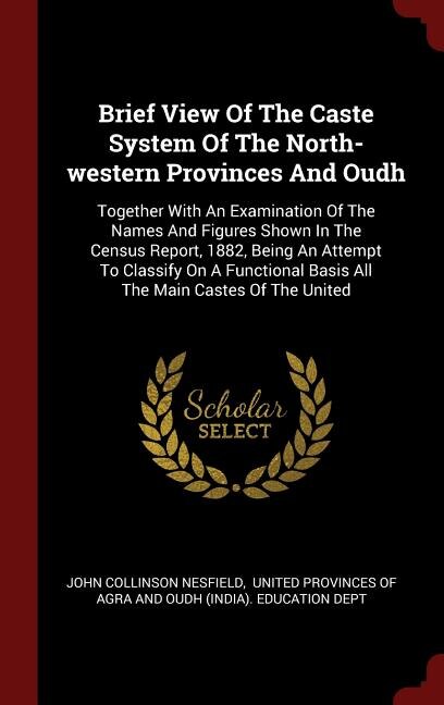 Couverture_Brief View Of The Caste System Of The North-western Provinces And Oudh