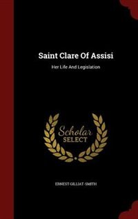 Couverture_Saint Clare Of Assisi
