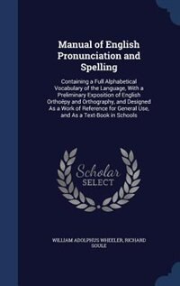 Front cover_Manual of English Pronunciation and Spelling