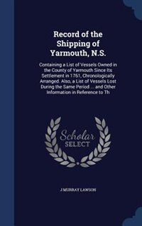 Front cover_Record of the Shipping of Yarmouth, N.S.