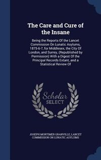 Couverture_The Care and Cure of the Insane