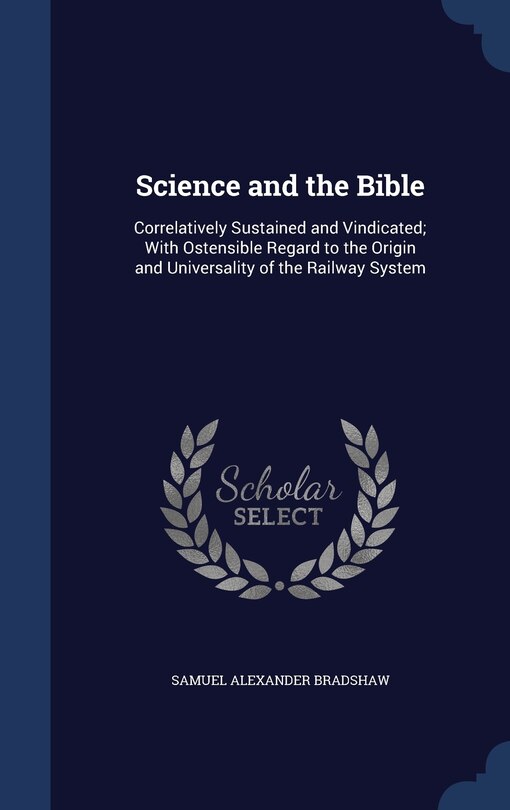 Front cover_Science and the Bible