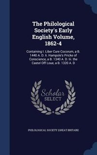 Front cover_The Philological Society's Early English Volume, 1862-4