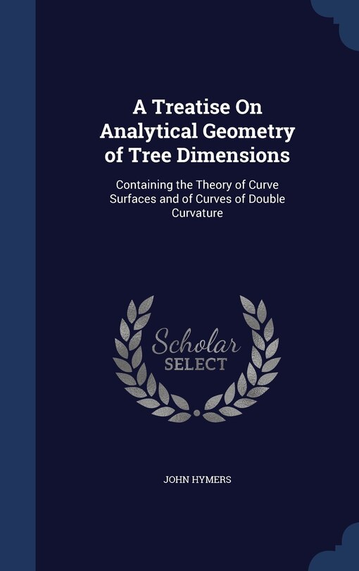 Front cover_A Treatise On Analytical Geometry of Tree Dimensions