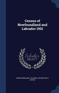 Couverture_Census of Newfoundland and Labrador 1901