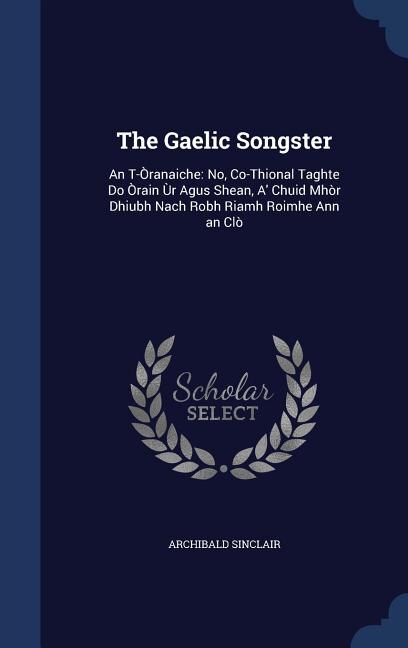 Front cover_The Gaelic Songster