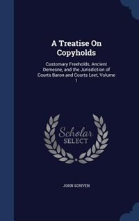 Couverture_A Treatise On Copyholds