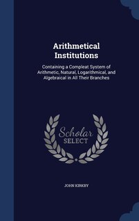 Front cover_Arithmetical Institutions