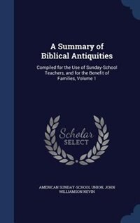 Front cover_A Summary of Biblical Antiquities