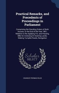 Front cover_Practical Remarks, and Precedents of Proceedings in Parliament