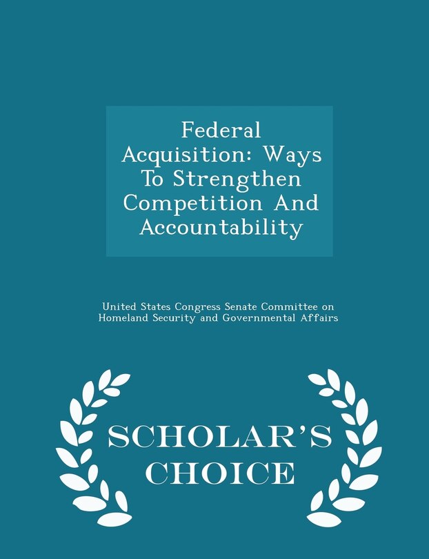 Front cover_Federal Acquisition