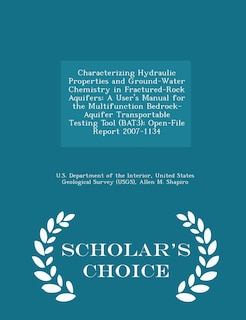 Front cover_Characterizing Hydraulic Properties and Ground-Water Chemistry in Fractured-Rock Aquifers