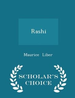 Couverture_Rashi - Scholar's Choice Edition