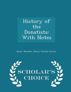 Couverture_History of the Donatists
