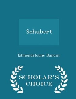 Couverture_Schubert - Scholar's Choice Edition