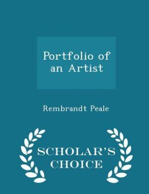 Couverture_Portfolio of an Artist - Scholar's Choice Edition