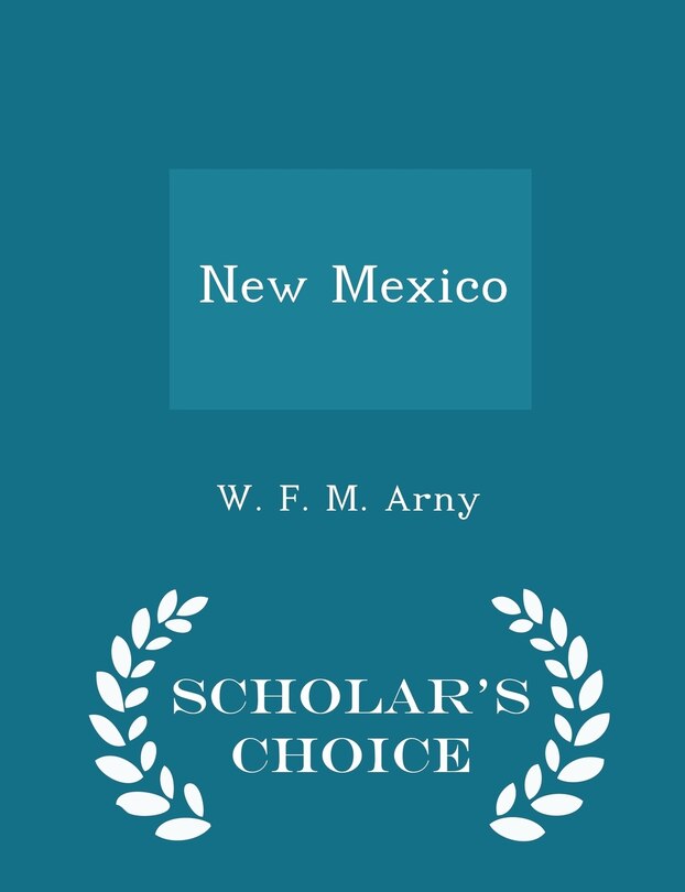 Couverture_New Mexico - Scholar's Choice Edition