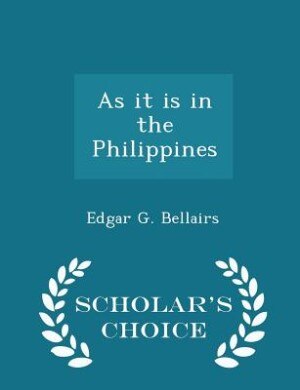 As it is in the Philippines - Scholar's Choice Edition