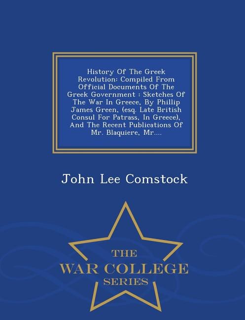 Couverture_History Of The Greek Revolution