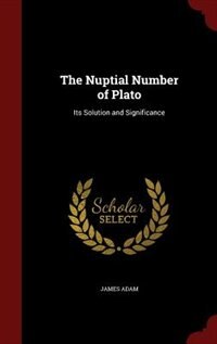 Front cover_The Nuptial Number of Plato