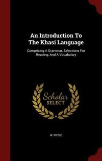 Front cover_An Introduction To The Khasi Language
