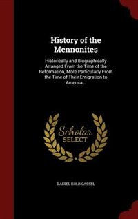 Front cover_History of the Mennonites