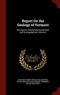 Couverture_Report On the Geology of Vermont