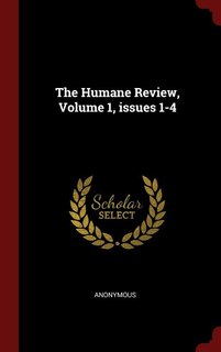 Couverture_The Humane Review, Volume 1, issues 1-4