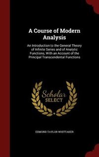 Couverture_A Course of Modern Analysis