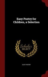 Couverture_Easy Poetry for Children, a Selection