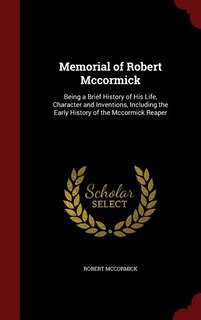 Front cover_Memorial of Robert Mccormick