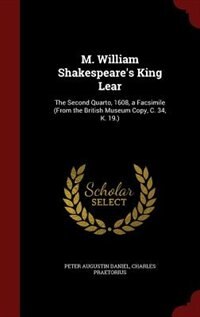 Front cover_M. William Shakespeare's King Lear