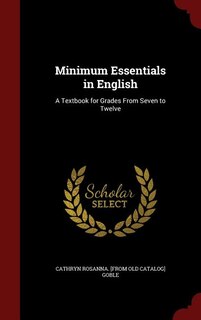 Front cover_Minimum Essentials in English