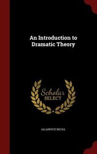 Couverture_An Introduction to Dramatic Theory