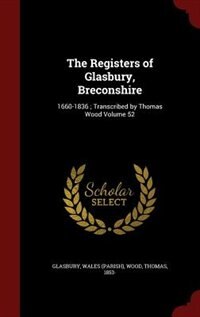 Couverture_The Registers of Glasbury, Breconshire